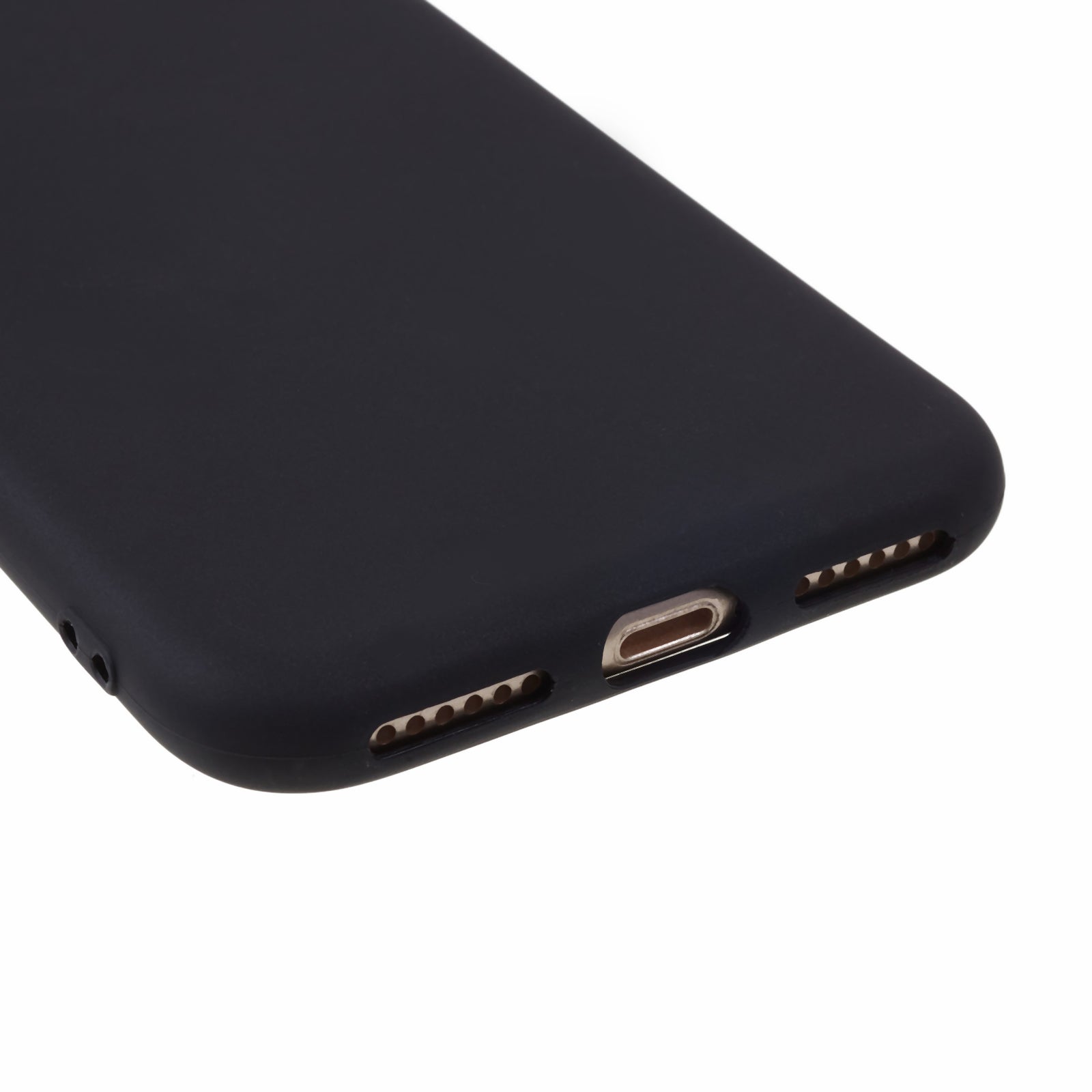 Uniqkart for iPhone 7 / 8 / SE (2020) / SE (2022) Candy Color Matte Phone Case Anti-scratch TPU Cover - Black Uniqkart for iPhone 7 / 8 / SE (2020) / SE (2022) Candy Color Matte Phone Case Anti-scratch TPU Cover - Black